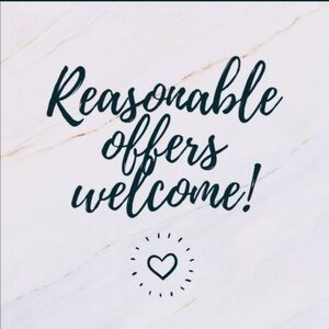 Accepting reasonable offersl🌸